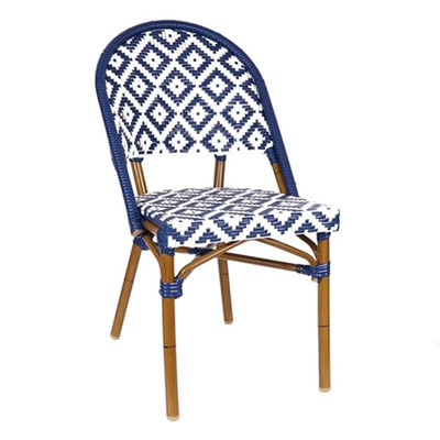 Marseille Rattan  Aluminum Chair - Set of 2 