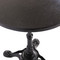 24" Black Granite Table Top with Cast Iron 3 Prong Base