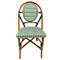 Le Gamin Bistro Chair- Green & Ivory
