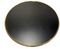 28" Black/Brass Werzalit top with 3-Prong Base