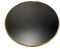 28" Black/Brass Werzalit top with 4-Prong Base