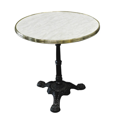 28" Brasserie Cafe Table w/3prong base 