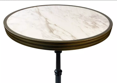 24" Solid Marble Deluxe Café Table TOP ONLY