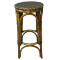 Backless rattan stool