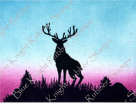 Silhouette Stag