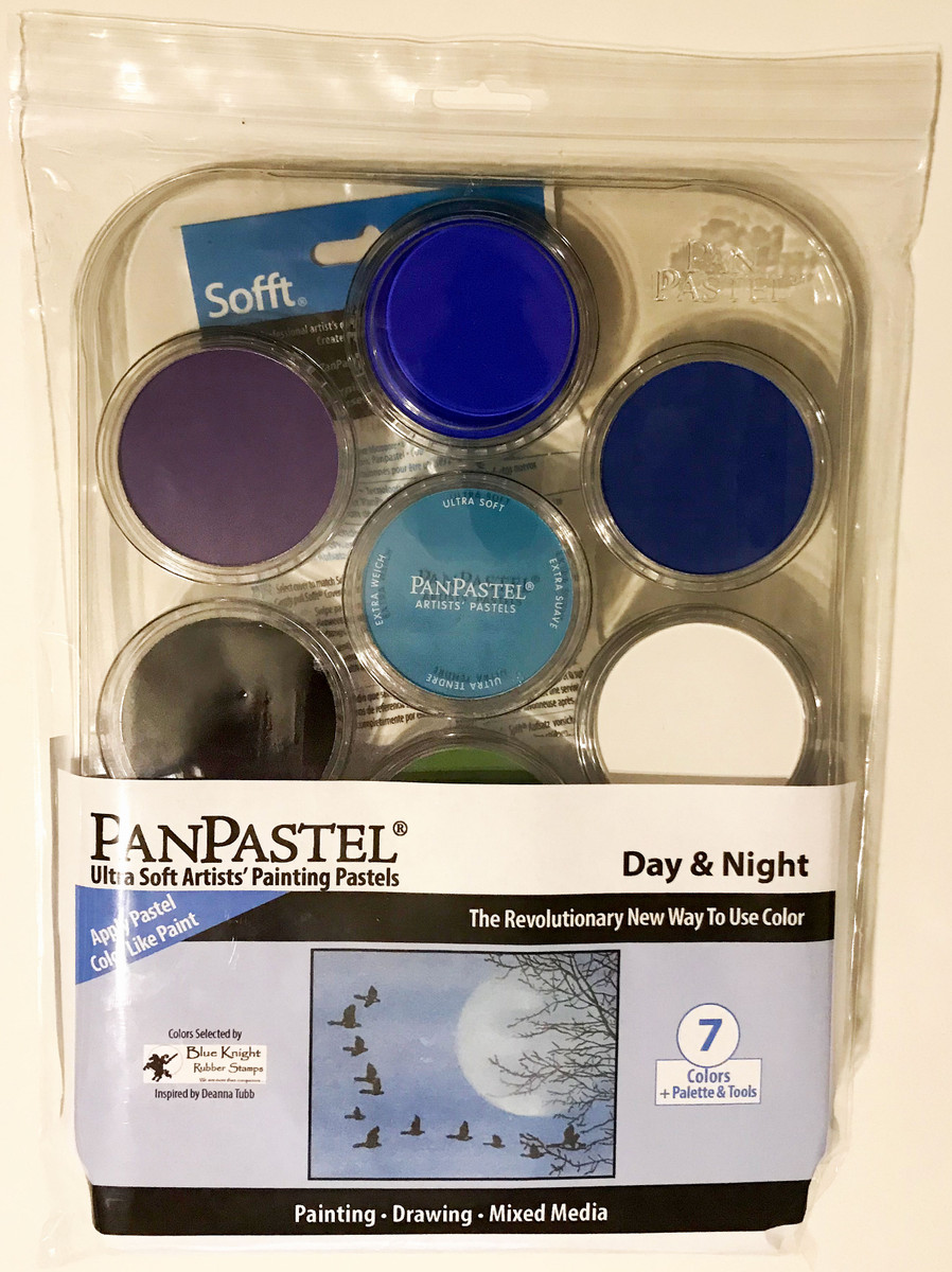 PanPastel Ultra Soft Pastels - Day & Night Palette - Blue Knight Rubber  Stamps
