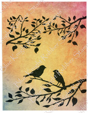 Silhouette Birds and Branches