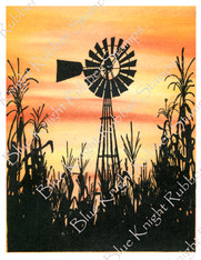 Windmill and Corn