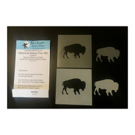 Buffalo Stencil & Stamp Thru Set