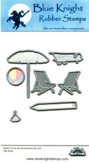 Beach Chair and Accessories DIE Set