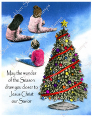 Silas, Adelyn and Christmas