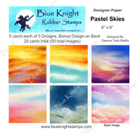 Designer Paper - Pastel Skies