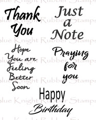 Bold Sentiments Set -Clear