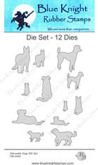 Silhouette Dogs DIE Set