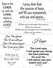 Bible Verses III Set -Clear