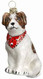 Jack Russell Terrier with Bandana Dog - Joy To The World Ornament