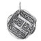Waxing Poetic Sterling Silver Square Insignia Charm 'H'