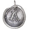 Waxing Poetic Silver Charm Round 'A' Insignia