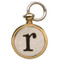 Waxing Poetic Silver Charm Round 'b' Monogram