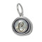 Waxing Poetic Silver Charm Mother of Pearl 'B' Insignia