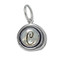 Waxing Poetic Silver Charm Mother of Pearl 'M' Insignia