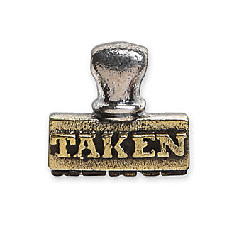 Waxing Poetic 'Taken' Stamp Charm