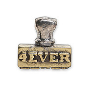 Waxing Poetic '4ever' Stamp Charm