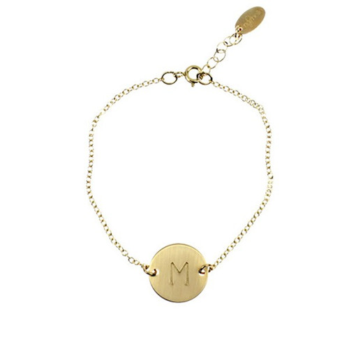 Nashelle Hand Stamped Gold ID 'Identity' Bracelet