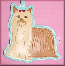 Yorkshire Terrier Fluff Dog Series Luggage Tags 