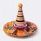 Department 56 Halloween Ceramic Snacks/Chips and Dip Tray