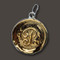 Waxing Poetic Brass Charm Round 'G' Insignia