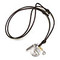 Energy Muse St. Joseph Adjustable Leather Charm Necklace