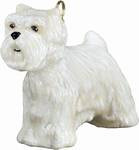 West Highland Terrier Dog - Joy To The World Ornament