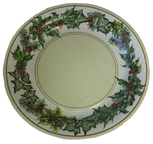 Ideal Home Range 'Christmas Garland' Cream Dinner Plates