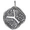 Waxing Poetic Sterling Silver Square Insignia Charm 'Y'