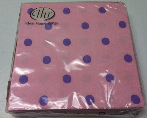 Ideal Home Range 'Amy' Rose Cocktail Napkins