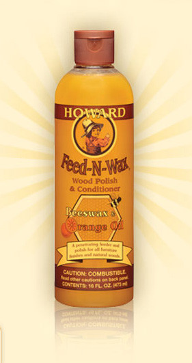 Howard Feed-N-Wax Wood Polish & Conditioner 16 oz.