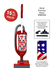 SEBO Felix Premium Rosso Upright Vacuum Cleaner 9809AM