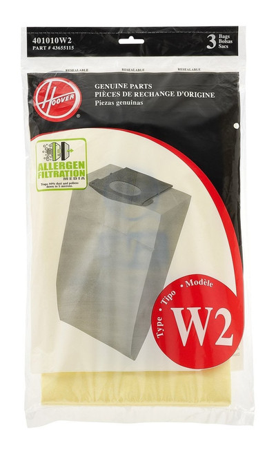 Hoover Type W2 Allergen Filter Vacuum Bag