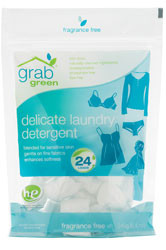 GrabGreen Delicate Laundry Detergent, Fragrance Free, 24 Loads