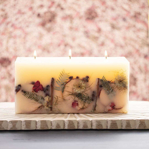 Spicy Apple 3 Wick Brick Botanical Candle