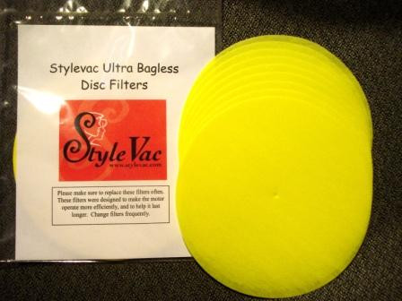 Stylevac Ultra Bagless Disc Filters 10 Pack