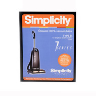 Simplicity HEPA Media Bags for 7 Series SBH-6 (6 Pack)