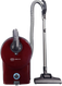 Sebo Airbelt D1 Turbo Canister Vacuum Cleaner Black Cherry 90604AM Shown with air driven turbo nozzle for low pile carpets and area rugs