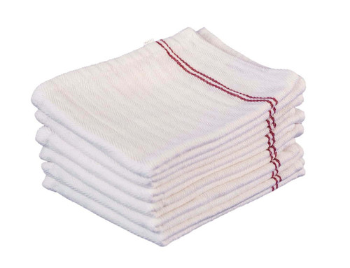 Premium Low-Lint Herringbone Kitchen Towels - 5 Pack