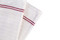 Burgundy Border Stripe Premium Low-Lint Herringbone Kitchen Towels - 5 Pack