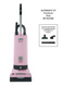 SEBO Automatic X7 Premium Pastel Pink Upright Vacuum Cleaner 91547AM