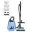 SEBO Airbelt K3 Pastel Blue Canister Vacuum with Power Head 91698AM SEBO Airbelt K3 Pastel Blue Canister Vacuum with Power Head 91698AM