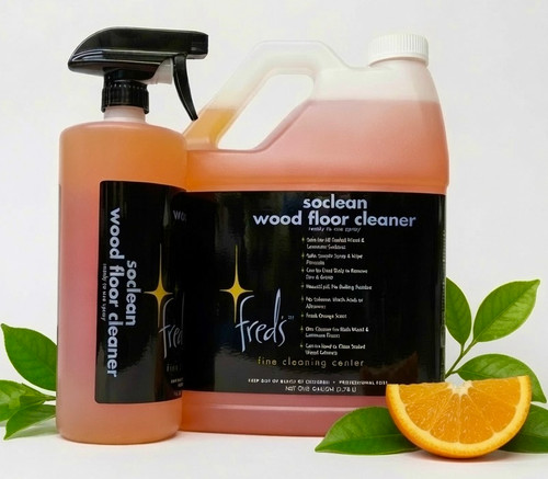 Fred's SoClean Wood Floor Cleaner Bonus Pack Gallon + 32 Ounce Spray Bottle