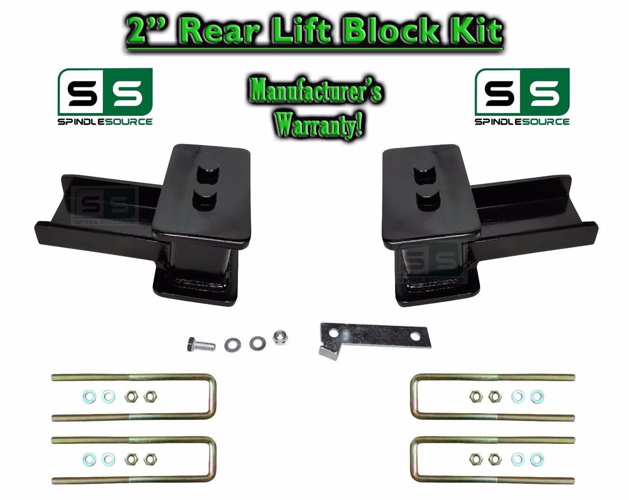 2004 2018 Ford F150 F150 REAR 2" inch Tapered Fab Lift Blocks